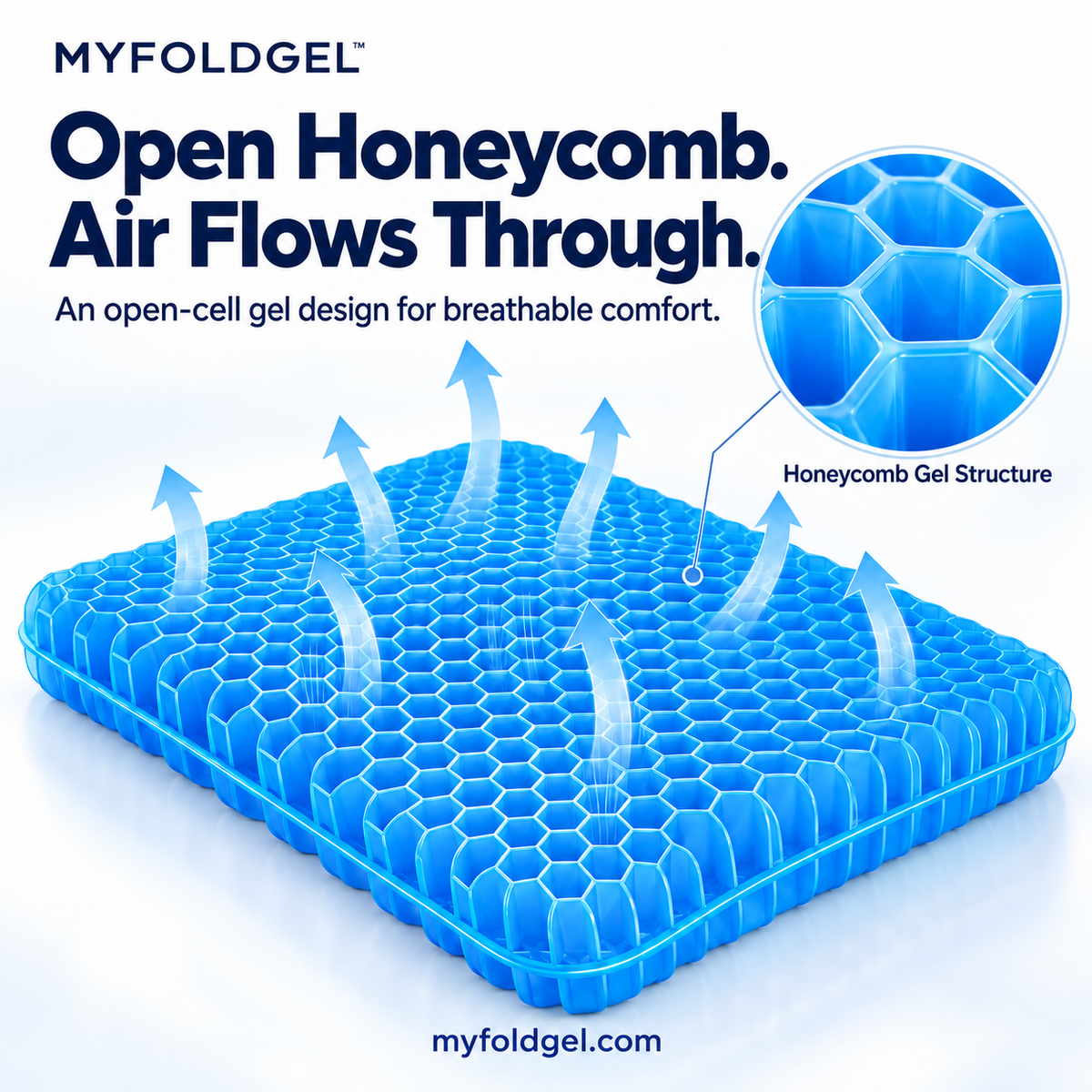 MyFoldGel 可折疊凝膠坐墊與收納袋